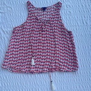 Pink Patterned Aeropostale Tank, size Medium